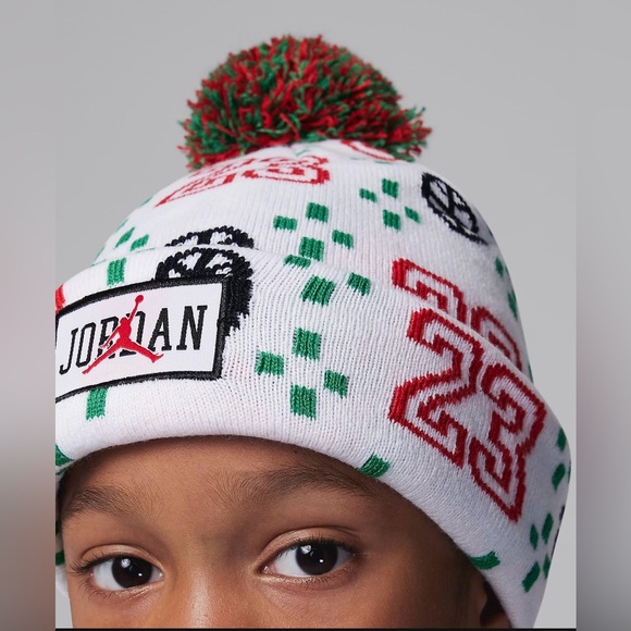 Nike Other - Jordan Pom Cuffed Beanie. EUC